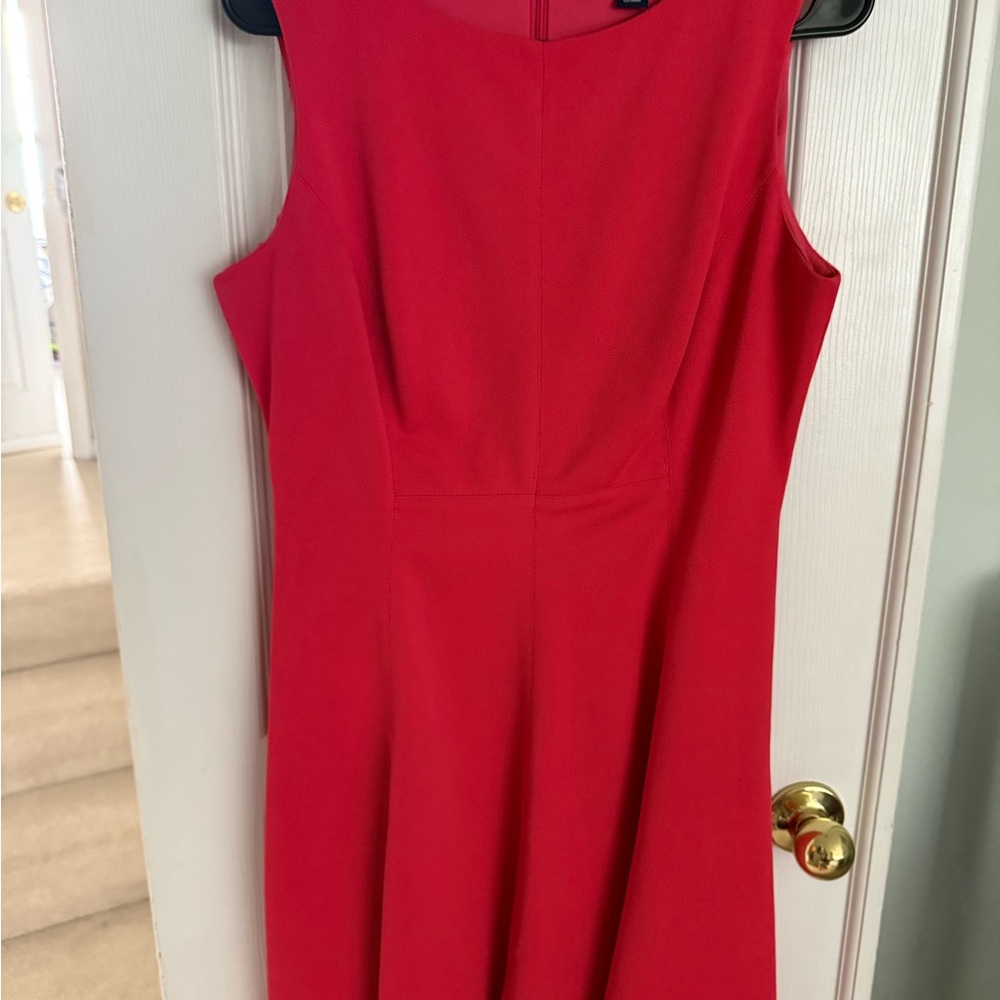American Living Vibrant Coral Midi Dress